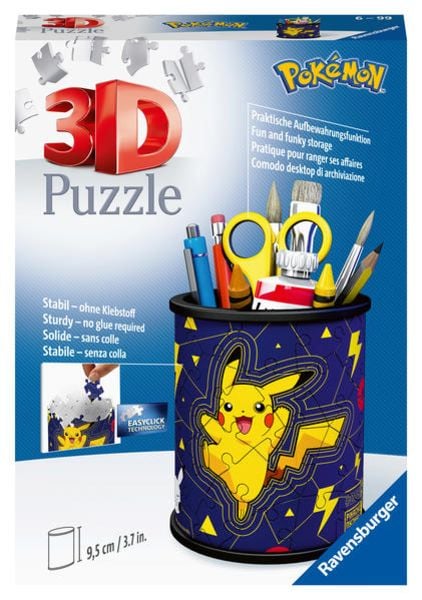 Ravensburger - Pencil Cup Pokemon, 54 Teile