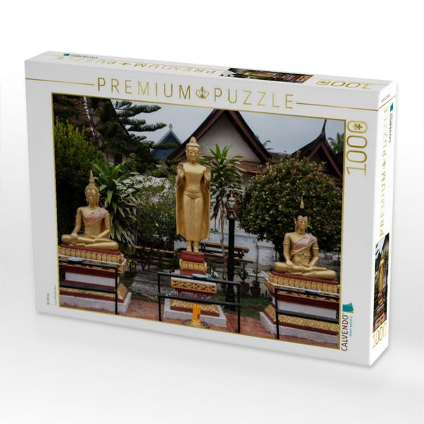 Produktbild: CALVENDO Puzzle Buddhas | 1000 Teile Lege-Gr&ouml;&szlig;e 64x48cm Foto-Puzzle f&uuml;r gl&uuml;ckliche Stunden