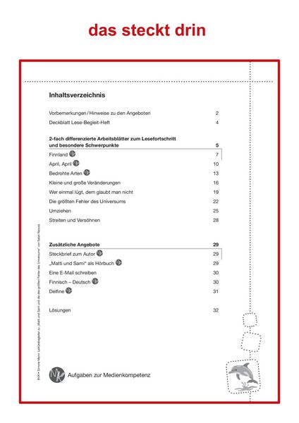 Produktbild: Lekt&uuml;rebegleiter &ndash; kompakt und differenziert: Matti und Sami und die drei gr&ouml;&szlig;ten Fehler des Universums