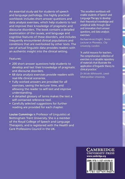 Produktbild: Pragmatic and Discourse Disorders