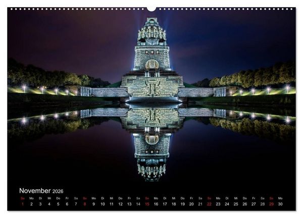 Produktbild: N&auml;chtliche St&auml;dte (hochwertiger Premium Wandkalender 2026 DIN A2 quer), Kunstdruck in Hochglanz