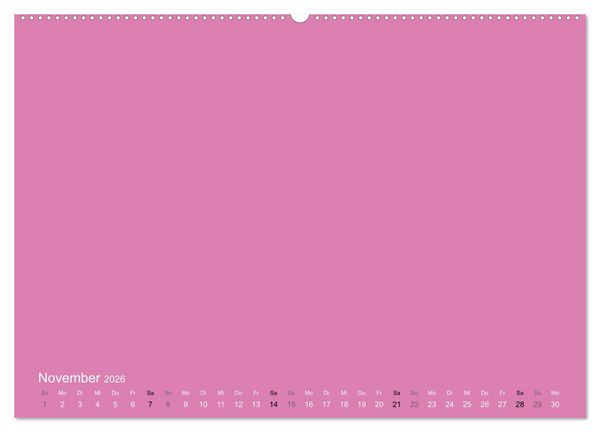 Produktbild: Bastelkalender - Pink (Wandkalender 2026 DIN A2 quer), CALVENDO Monatskalender