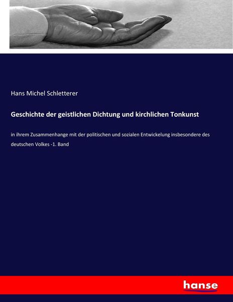 Produktbild: Geschichte der geistlichen Dichtung und kirchlichen Tonkunst