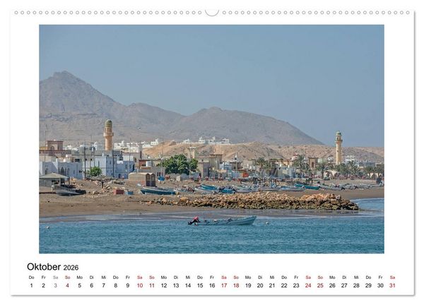 Produktbild: Sagenhafter Oman (Wandkalender 2026 DIN A2 quer), CALVENDO Monatskalender