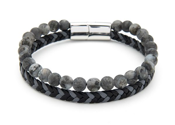 Edelsteinarmband Doppio Labradorit