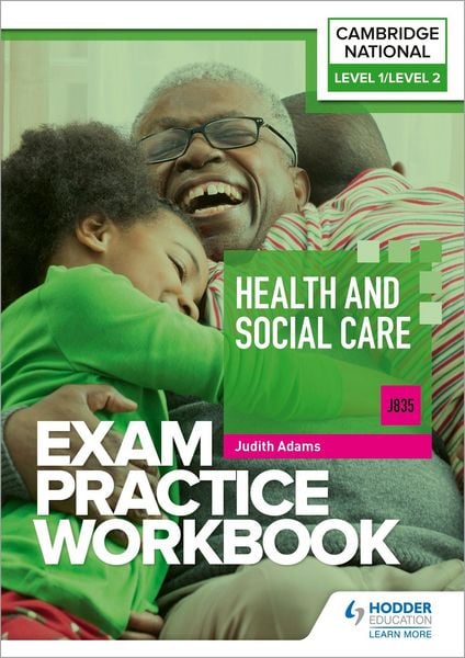 Produktbild: Level 1/Level 2 Cambridge National in Health and Social Care (J835) Exam Practice Workbook