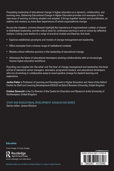 Produktbild: Delivering Educational Change in Higher Education