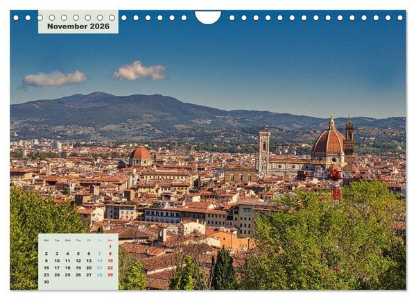Produktbild: Wonderful Tuscany (Wall Calendar 2026 DIN A4 landscape), CALVENDO 12 Month Wall Calendar