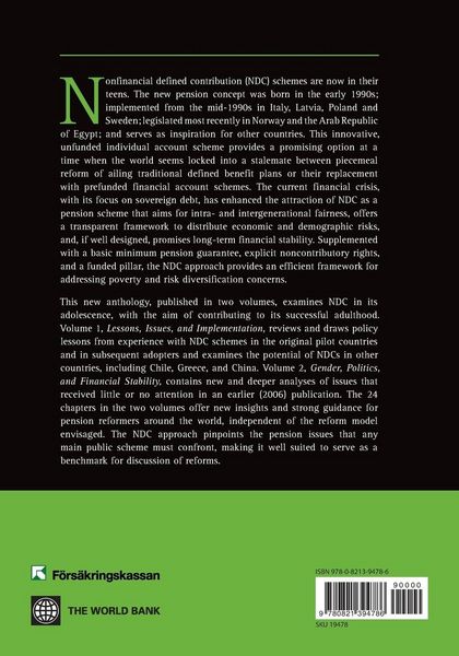 Produktbild: Nonfinancial Defined Contribution Pension Schemes in a Changing Pension World
