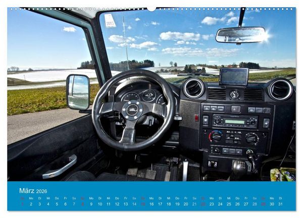 Produktbild: Defender f&uuml;r's Grobe (hochwertiger Premium Wandkalender 2026 DIN A2 quer), Kunstdruck in Hochglanz