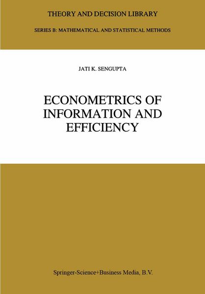 Produktbild: Econometrics of Information and Efficiency