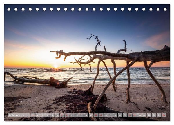 Produktbild: Land. Licht. Meer. (Tischkalender 2026 DIN A5 quer), CALVENDO Monatskalender