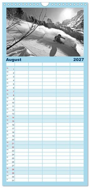 Produktbild: Familienplaner 2027 - Faskination mit 5 Spalten (Wandkalender, 21 x 45 cm) CALVENDO
