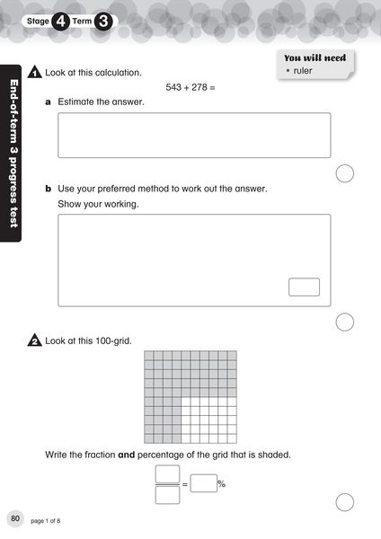 Produktbild: International Primary Maths Progress Book Student's Book: Stage 4