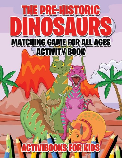 Produktbild: The Pre-Historic Dinosaurs Matching Game for All Ages Activity Book
