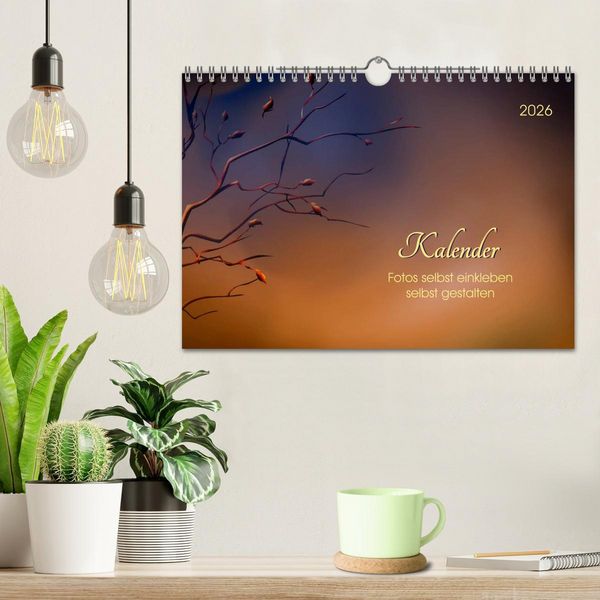 Produktbild: Kalender, Fotos selbst einkleben, selbst gestalten (Wandkalender 2026 DIN A4 quer), CALVENDO Monatskalender