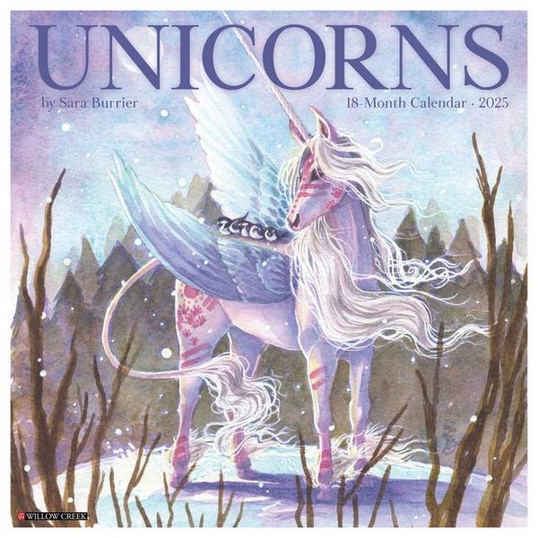 Produktbild: Unicorns by Sara Burrier (Art) 2026 Wall Calendar