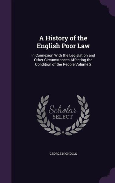 Produktbild: A History of the English Poor Law