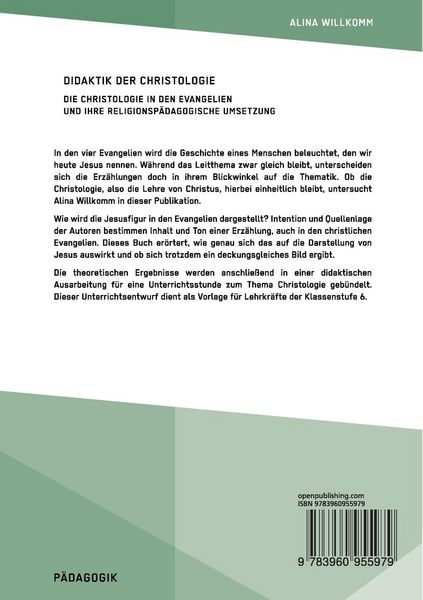 Produktbild: Didaktik der Christologie. Die Christologie in den Evangelien und ihre religionsp&auml;dagogische Umsetzung