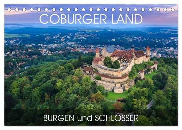 Produktbild: Coburger Land - Burgen und Schl&ouml;sser (Tischkalender 2026 DIN A5 quer), CALVENDO Monatskalender