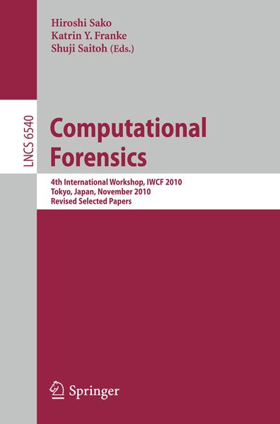 Produktbild: Computational Forensics
