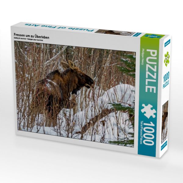 Produktbild: CALVENDO Puzzle Fressen um zu &Uuml;berleben | 1000 Teile Lege-Gr&ouml;&szlig;e 64x48cm Foto-Puzzle f&uuml;r gl&uuml;ckliche Stunden