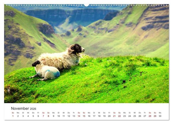 Produktbild: Insel Skye - Atemberaubende Naturkulisse (Wandkalender 2026 DIN A2 quer), CALVENDO Monatskalender