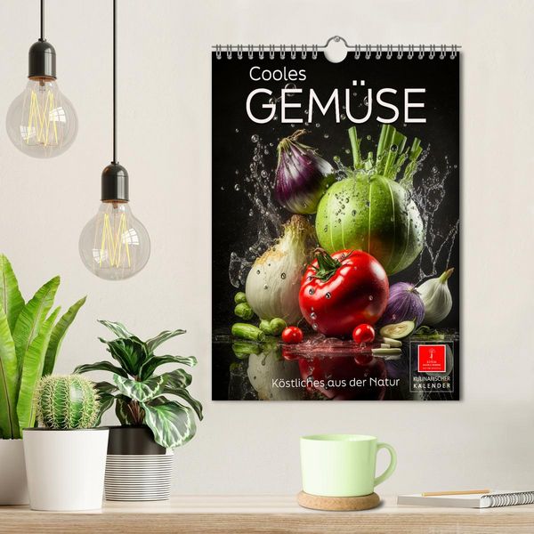 Produktbild: Cooles Gem&uuml;se (Wandkalender 2026 DIN A4 hoch), CALVENDO Monatskalender