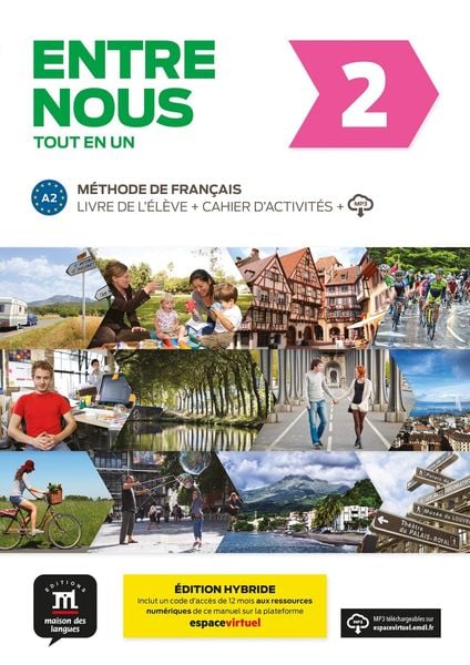 Entre nous 2 (A2) Édition hybride, Taschenbuch von , Klett Sprachen GmbH, 978-3-12-530267-9