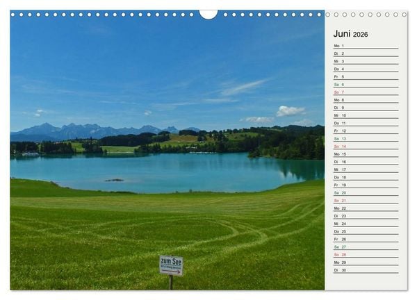 Produktbild: Schwangauer Momente (Wandkalender 2026 DIN A3 quer), CALVENDO Monatskalender