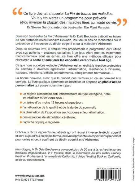 Produktbild: La fin d'Alzheimer : le programme