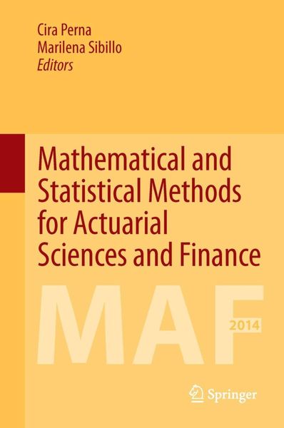 Produktbild: Mathematical and Statistical Methods for Actuarial Sciences and Finance