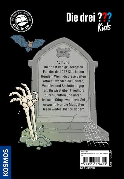 Produktbild: Die drei ??? Kids, Das gruseligste Buch aller Zeiten