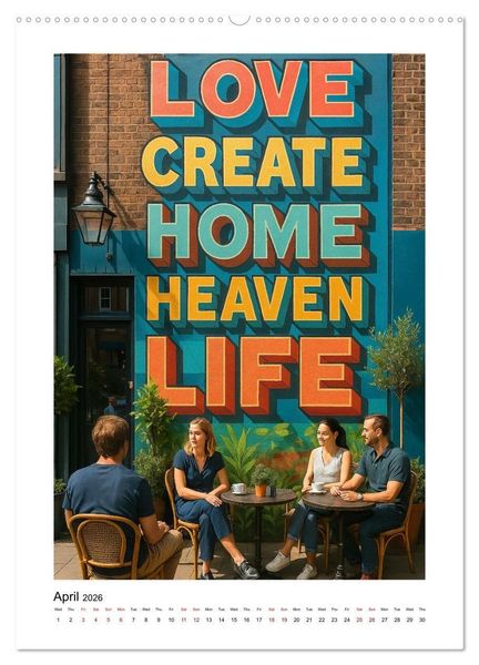 Produktbild: Facades tell Stories (Wall Calendar 2026 DIN A2 portrait), CALVENDO 12 Month Wall Calendar