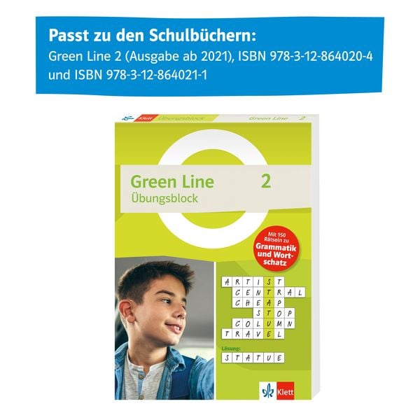 Produktbild: Green Line 2 (ab 2021) Klasse 6 - &Uuml;bungsblock zum Schulbuch