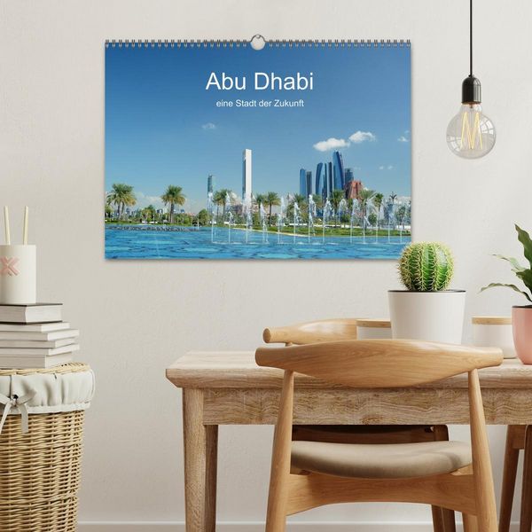 Produktbild: Abu Dhabi, eine Stadt der Zukunft. (Wandkalender 2026 DIN A3 quer), CALVENDO Monatskalender
