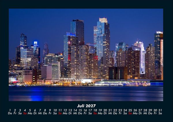 Produktbild: New York 2027 Fotokalender DIN A4