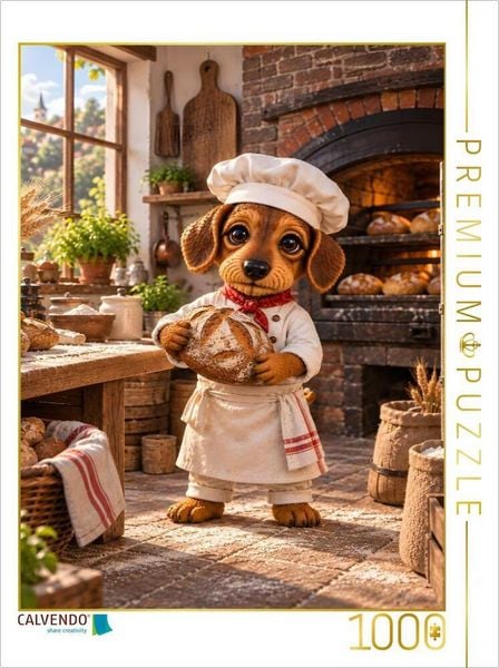 CALVENDO Puzzle Lui als Bäcker | 1000 Teile Lege-Größe 64 × 48 cm Foto-Puzzle für glückliche Stunden