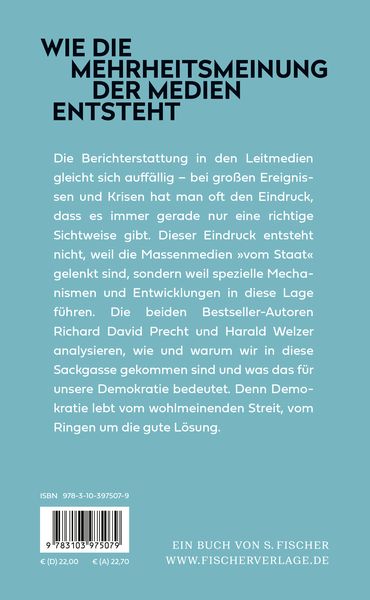 Produktbild: Die vierte Gewalt &ndash; Wie Mehrheitsmeinung gemacht wird, auch wenn sie keine ist