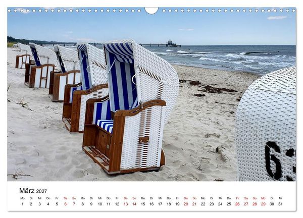 Produktbild: Fischland-Dar&szlig;-Zingst - Traumhafte Ostseelandschaften (Wandkalender 2027 DIN A3 quer), CALVENDO Monatskalender