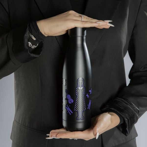 Produktbild: Undercover Isolierflasche Doppelwandige Edelstahl Isolierflasche Wednesday, 500ml, Auslaufsicher