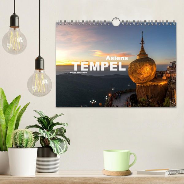 Produktbild: Asiens Tempel (Wandkalender 2026 DIN A4 quer), CALVENDO Monatskalender