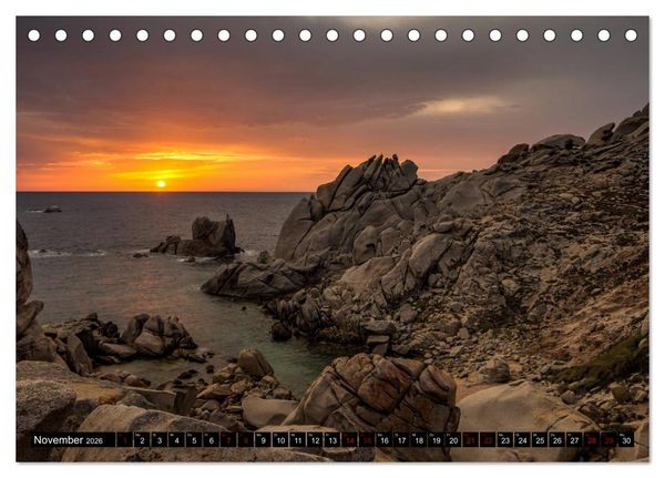 Produktbild: Wildes Sardinien 2026 (Tischkalender 2026 DIN A5 quer), CALVENDO Monatskalender