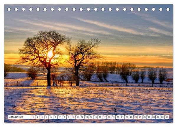 Produktbild: Unser sch&ouml;nes Mecklenburg (Tischkalender 2026 DIN A5 quer), CALVENDO Monatskalender