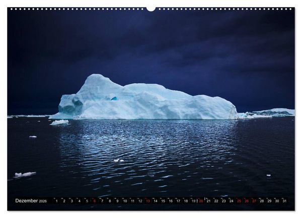 Produktbild: Ilulissat Eisfjord, Gr&ouml;nland. EIS - FORM UND LICHT (Wandkalender 2026 DIN A2 quer), CALVENDO Monatskalender
