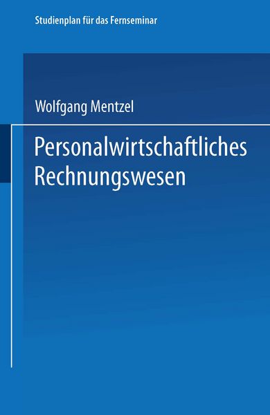 Produktbild: Personalwirtschaftliches Rechnungswesen