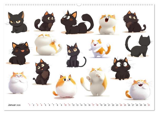 Produktbild: ComicZoo - eine lustige Tiertruppe (Wandkalender 2026 DIN A2 quer), CALVENDO Monatskalender