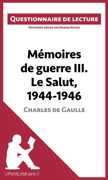 Produktbild: M&eacute;moires de guerre III. Le Salut, 1944-1946 de Charles de Gaulle
