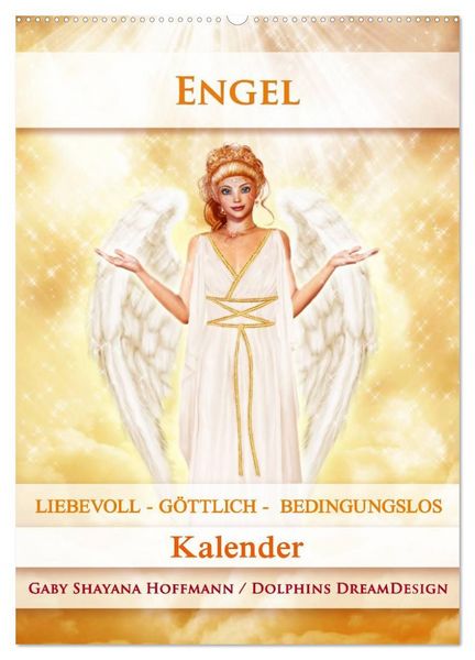 Produktbild: Engel - Kalender (Wandkalender 2027 DIN A2 hoch), CALVENDO Monatskalender