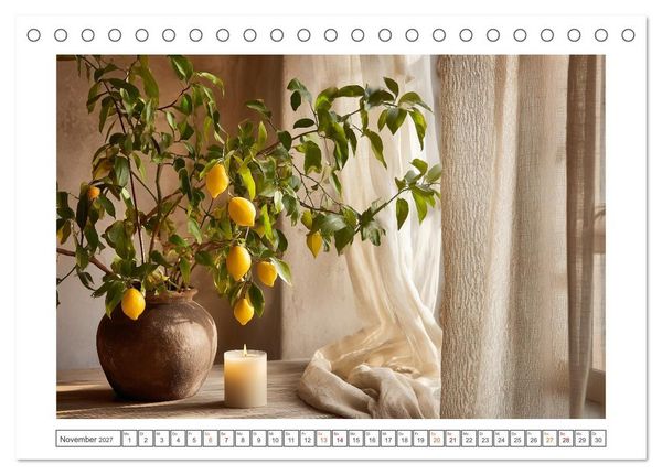 Produktbild: Mediterrane Zitronentr&auml;ume (Tischkalender 2027 DIN A5 quer), CALVENDO Monatskalender